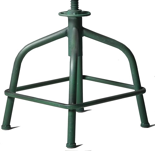 Miniatura 7 de Topower Taburete de cocina de granja, taburete de mostrador industrial, asiento redondo de cocina decorativo, altura estándar, taburetes de bar