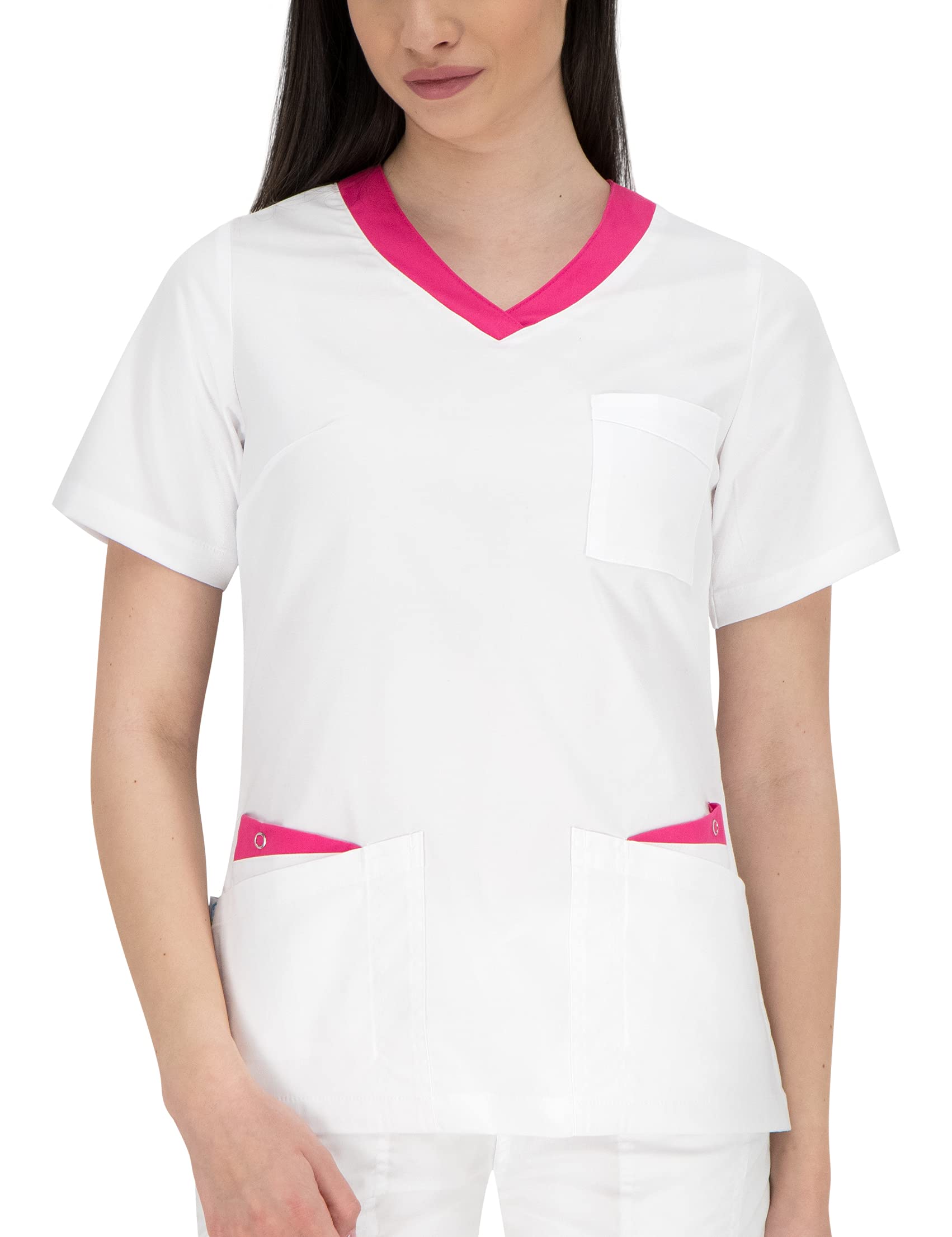 B-well Paola Uniforme Empleada Hogar Casaca Sanitaria Mujer Uniformes Sanitarios Mujer Casacas Mujer Trabajo Casacas Sanitarias Mujer