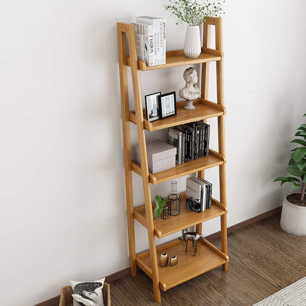 期間限定値下げ☆SCANTEAK ラダー　ブックシェルフ 木製 オープンラック Amazon｜オープンラック ラダーに対するファイブラダーラック棚本棚の