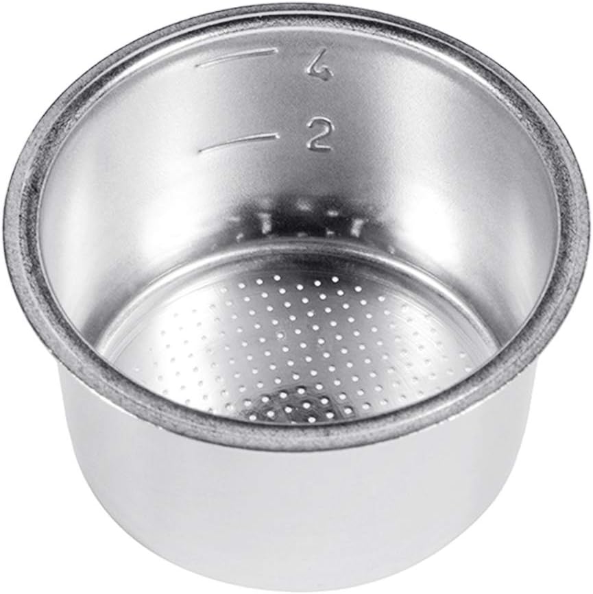 51mm 4 Cups Filter Replacement Filter Basket for Coffee Bottomless Portafilter For Delonghi EC680/EC685 Espresso Machine Parts 4.0