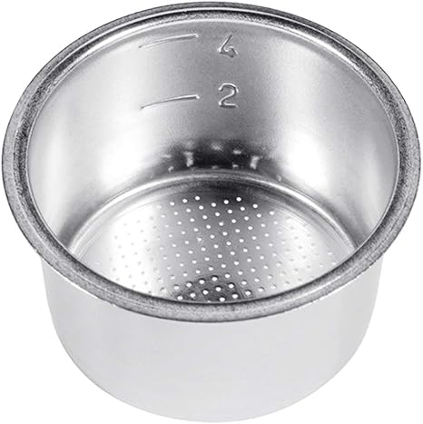 Amazon.com: ejdvkjfidsvkilp Filtro de repuesto de 4 tazas de 2.008 in para  portafiltro de café sin fondo para Delonghi EC680/EC685 Espresso Machine  Parts 4.0 : Hogar y Cocina