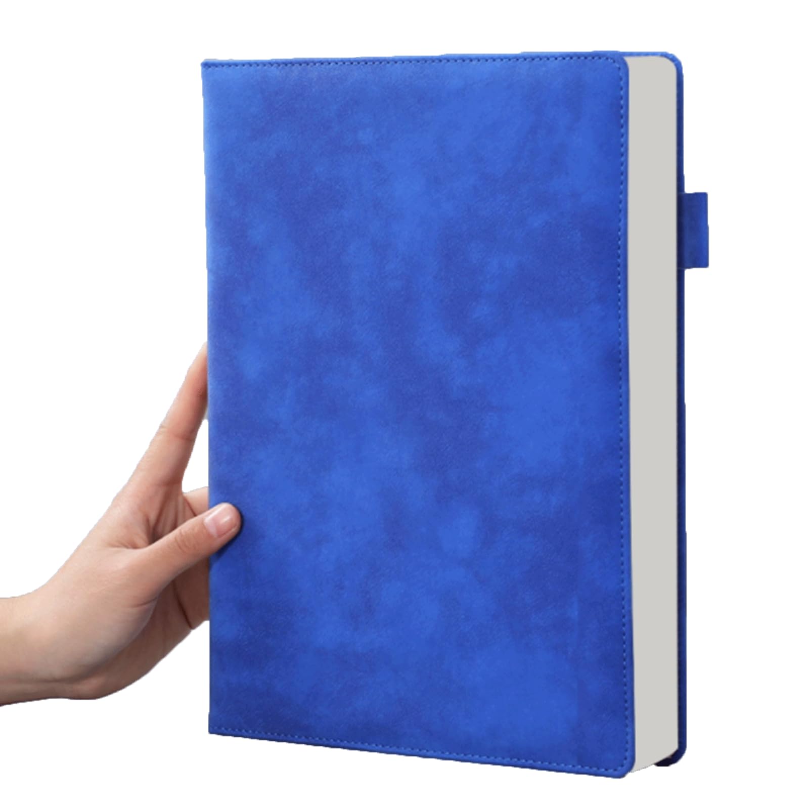 Elegancki Draadgebonden notitieboekset Imitatieleer notitieblok voor thuis, op school en op kantoor, 240 pagina's/120 vellen, 28,8 x 21,5 cm Przenośny