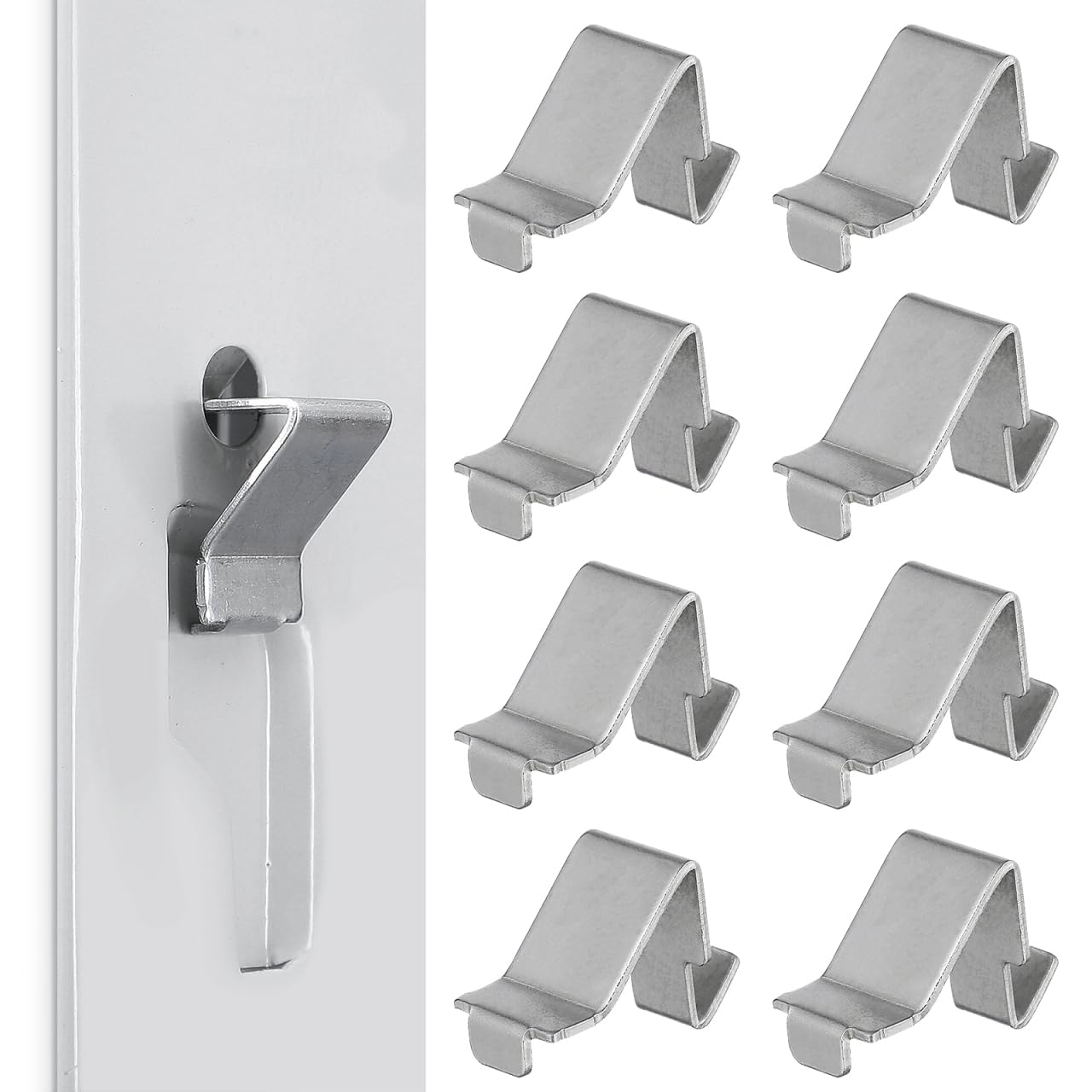 Angoily Shelf Clips - Secure File Cabinet Shelves -1