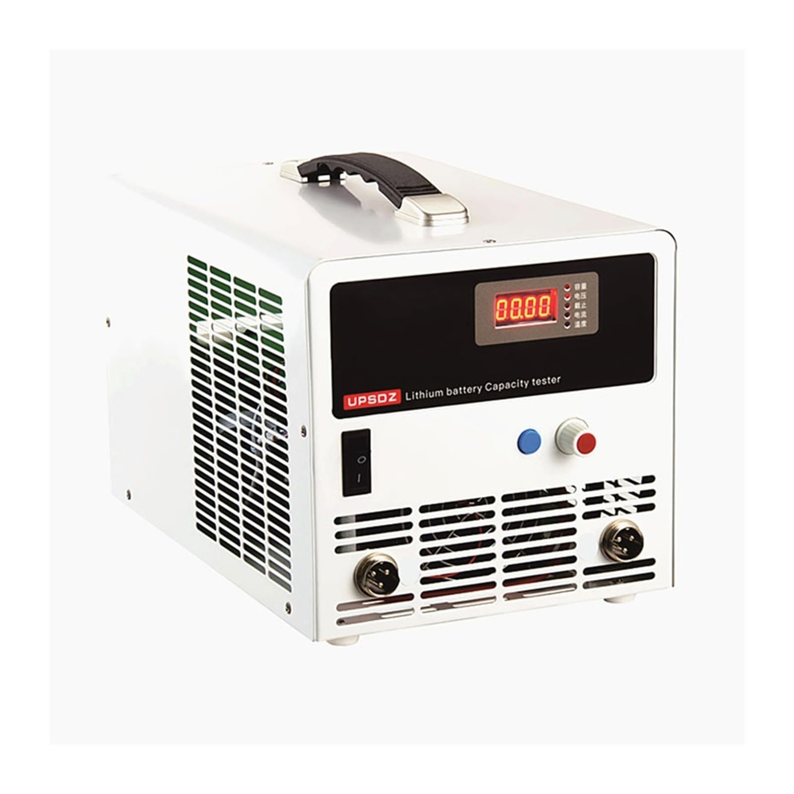 Batterietester, 800W/1600W Batteriekapazitätstester Elektronische Last Lithiumbatterie Bleibatterie Allgemeiner 45A/60A Entladezähler(500w)