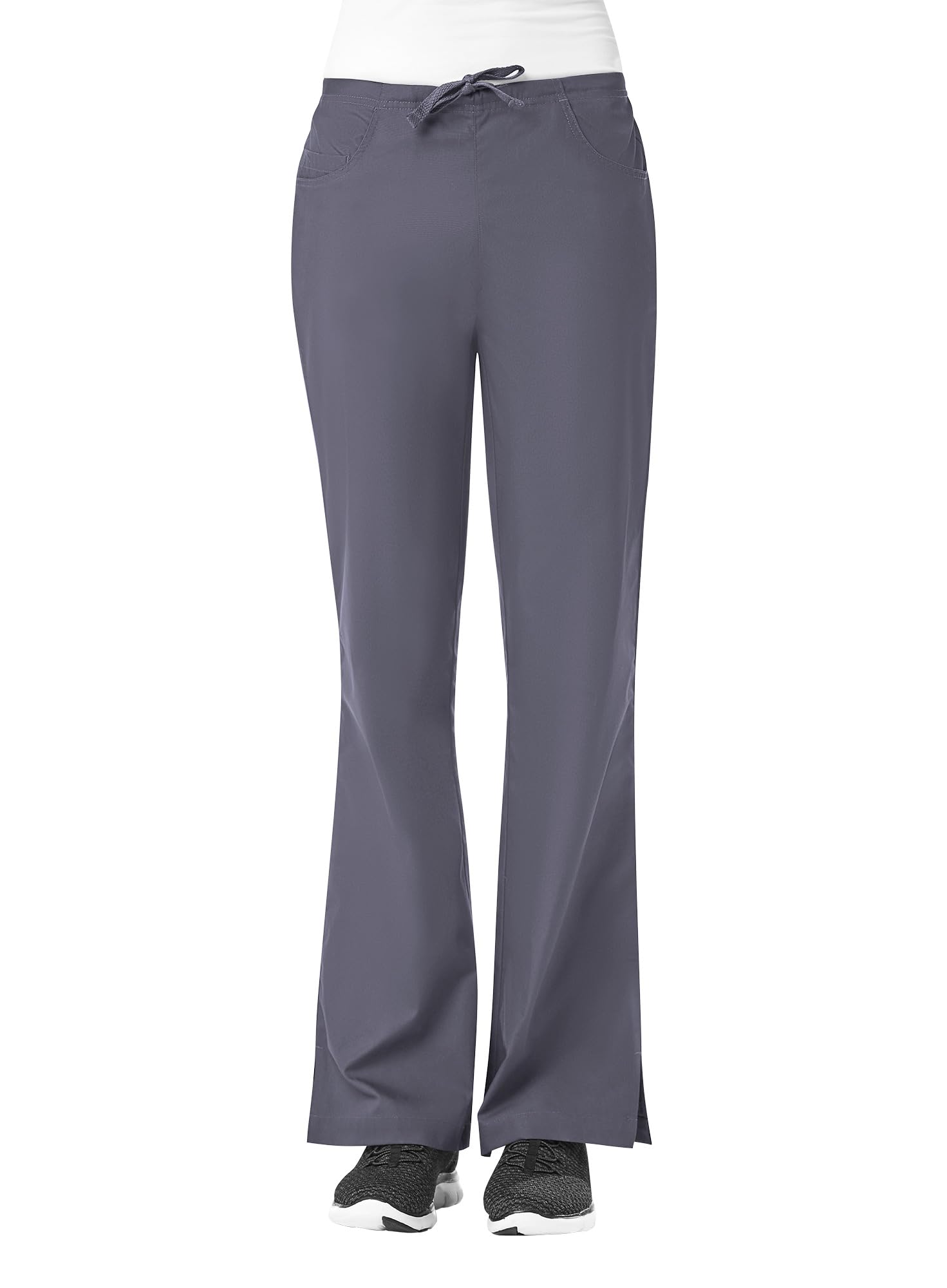 Maevn Women's Core Classic Flare Pants(Pewter, X-Small Petite)