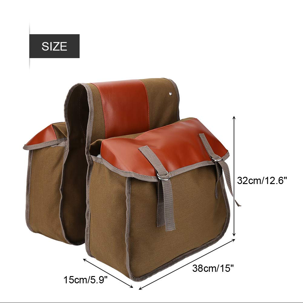 Tyenaza Borsa da Sella per Bici, Borsa da Sella per Bici, Borsa portaoggetti per Portapacchi Posteriore per Bici Sacchetti per Coda da Sella di Grande capacità Accessorio per Bicicletta