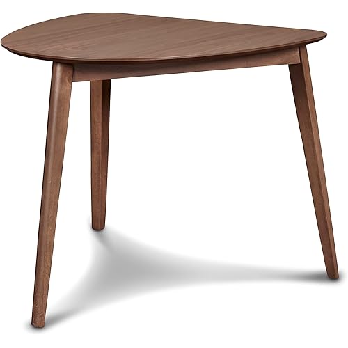 New Classic Furniture Oscar Corner Table, Walnut