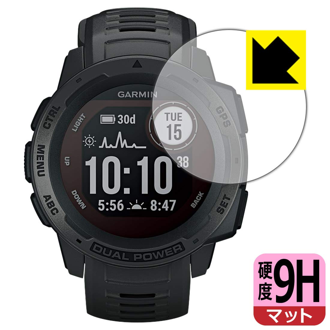 GARMIN ガーミン instinct【9Hガラスフィルム】 Amazon.co.jp: PDA工房 GARMIN Instinct Dual Powerシリーズ 9H