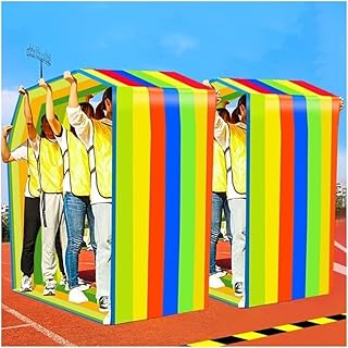 ZCX 2 PCS Fun Group Activity Playing Run Mat Field Day Teamwork Game Group Learning Game Activity Rolling Run Mat Group Game Playing Run Mat (Size : Adult-11M)