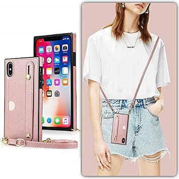 iPhone X/XS Compatible iPhone Xs Smartphone Case, iPhone XS, Shoulder Case, Shoulder Case, iPhone XS, Wallet-type Case, iPhone X, Smartphone, Mobile Case, iPhone X, Card Storage, iPhone XS, Smartphone