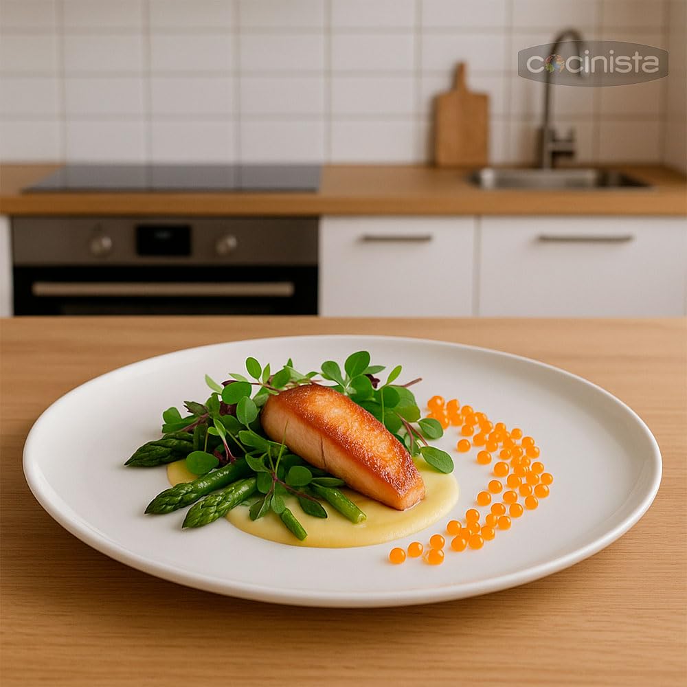 Cocinista Kit de Esferificación Mini para Cocina Molecular en Casa, esferificación Directa e inversa con alginato, lactato y Utensilios, CREA Caviar, Perlas y esferas líquidas para cócteles y postres