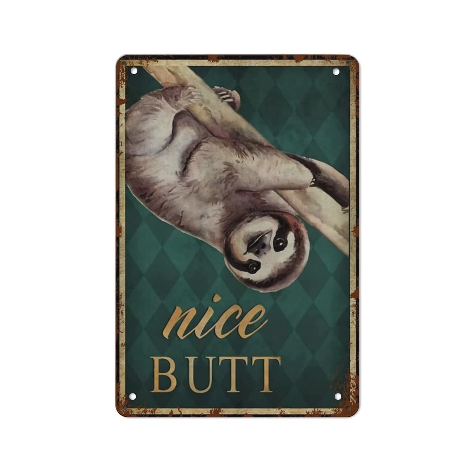 AOOEDM Koala Nice Butt Wall Metal Tin Sign for Home Bar Pub Kitchen Wall Art Deocr Man Cave Vintage Metal Sign Poster Plaque Signs Quotes Sign