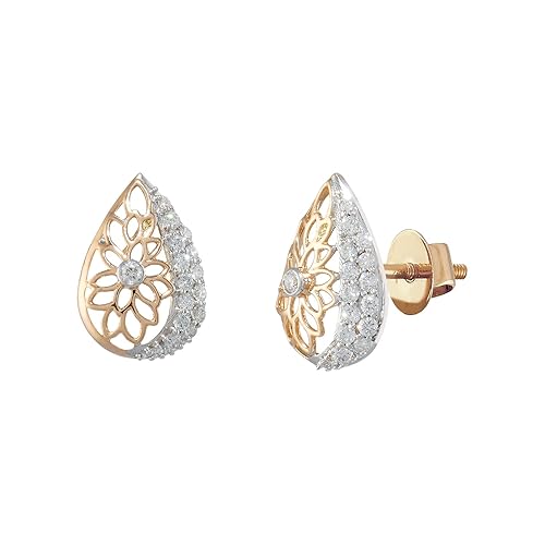 18KT (750) Diamond Earring for Women-derd17037537