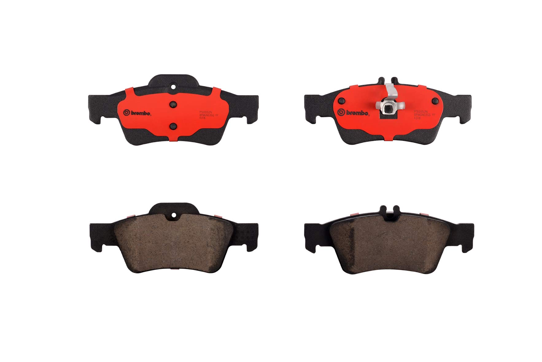 Brembo P50052 N pastiglie freno a disco posteriore