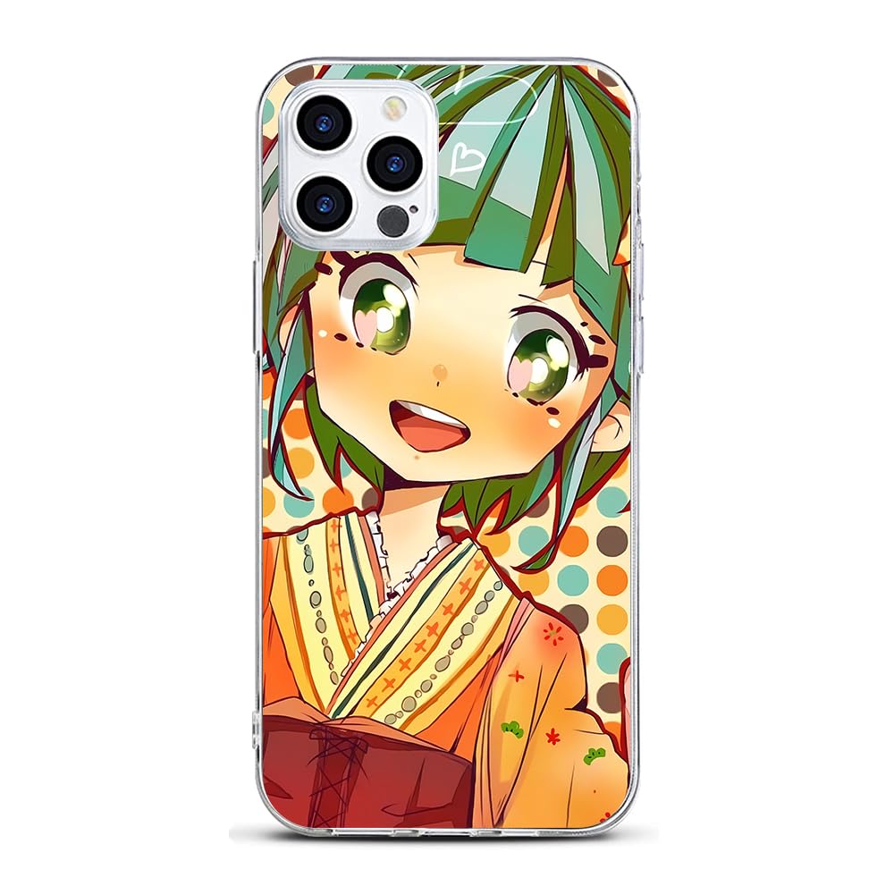 Clear Soft Thin Anti-Stain Lightweight TPU Transparent Wireless-Charging Cover Case for Apple iPhone 11 Pro Kayano Kaede Anime Japan Role09