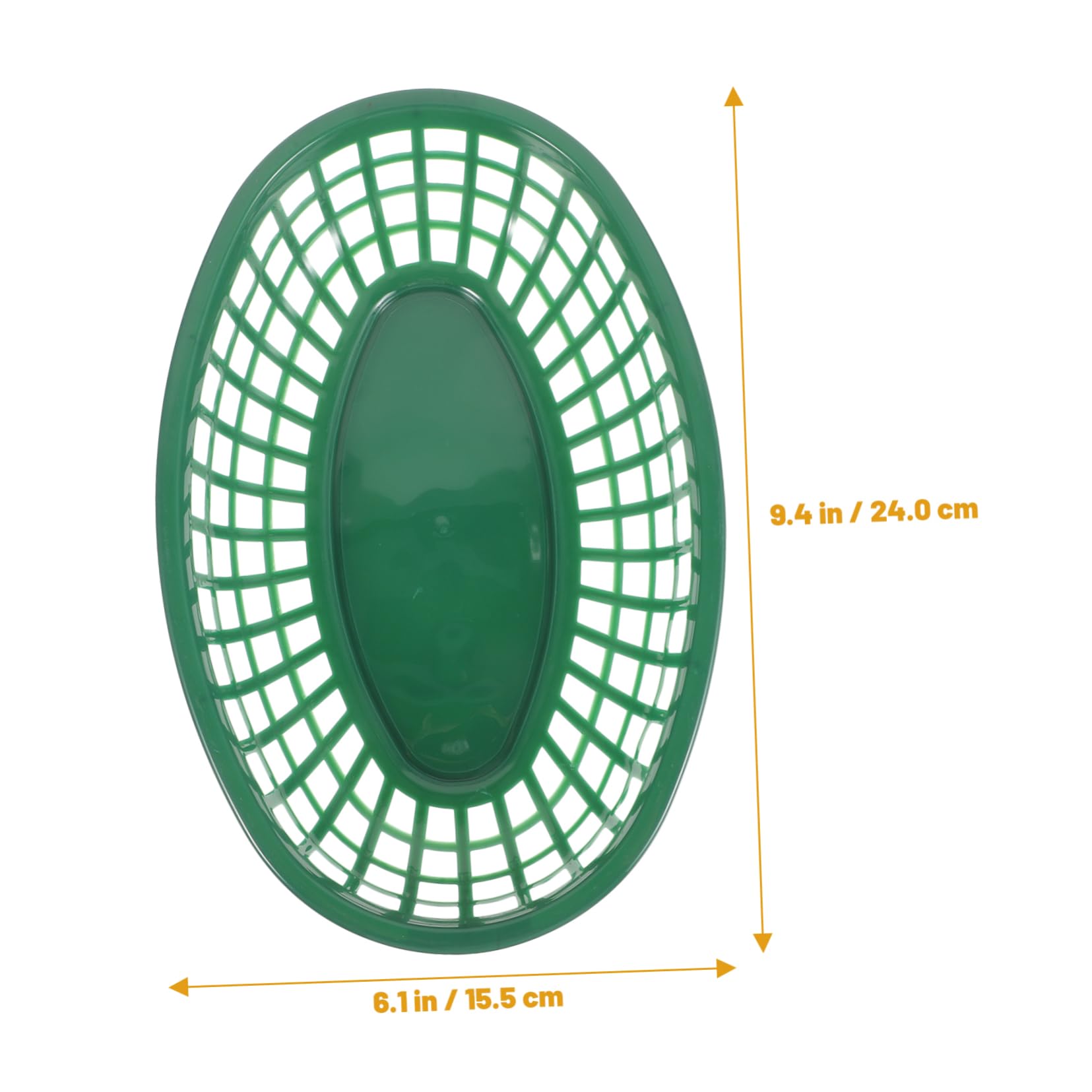 MUCKLILY 10Pcs Fast Food Serving Baskets Reusable Snack Containers for Chips Popcorn Fruits for Parties Picnics and Gatherings