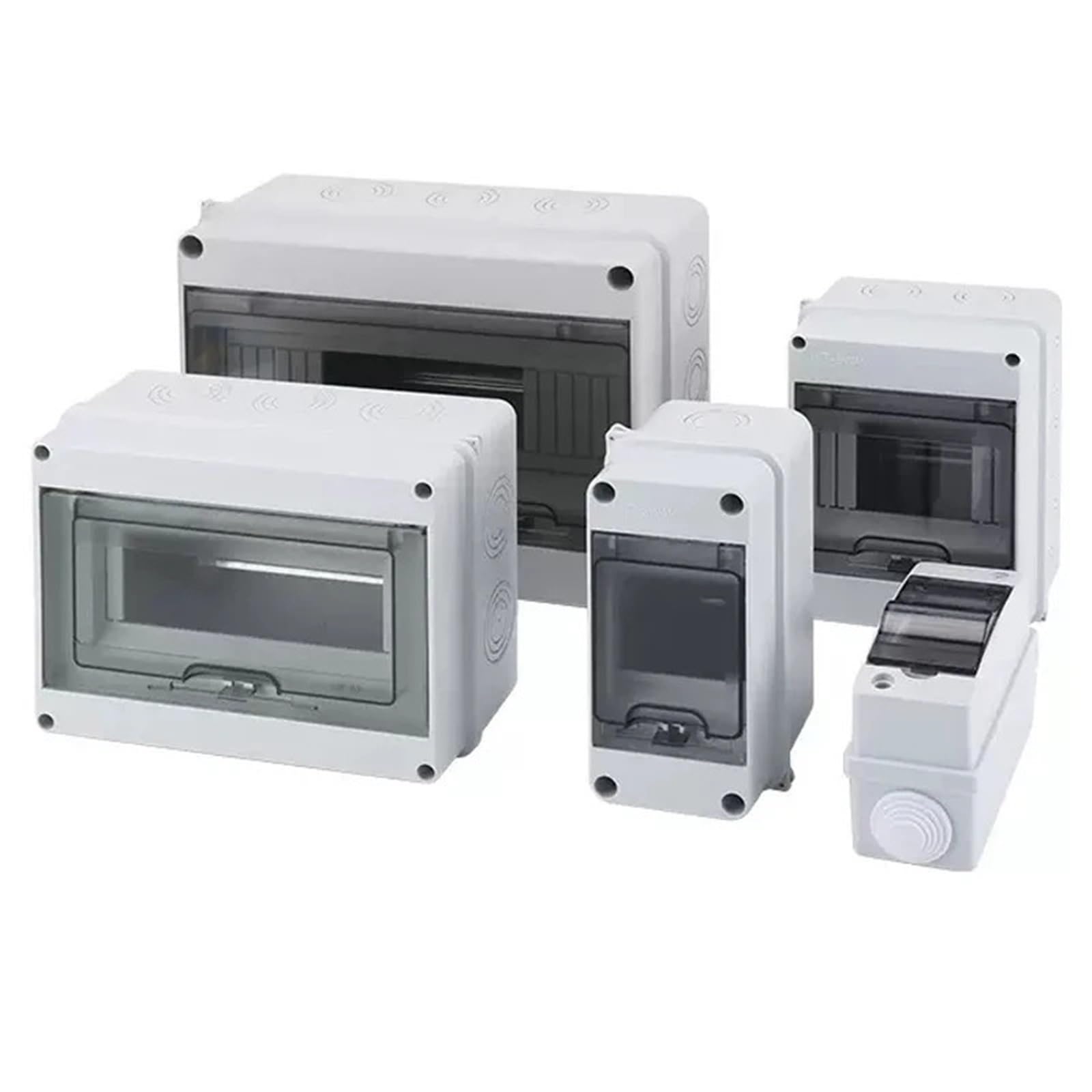 Scatola di giunzione serie HT 2/3/5/8/12/15/18/24WAY PC Scatola di distribuzione elettrica esterna IP65 impermeabile Scatola di distribuzione elettrica(HT-3WAY)