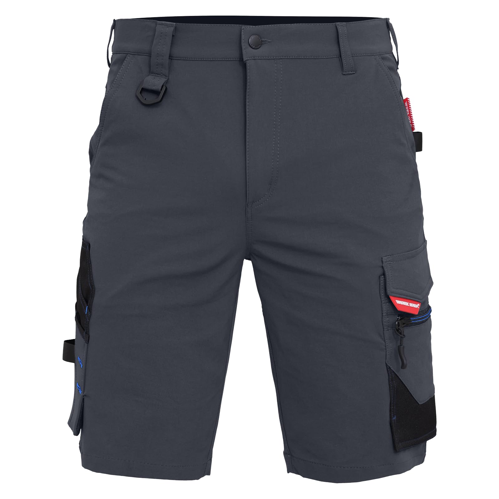 WORK IDEA Herren Slim-Fit Stretch Arbeitsshorts Strapazierfähige Eleganz für höchsten