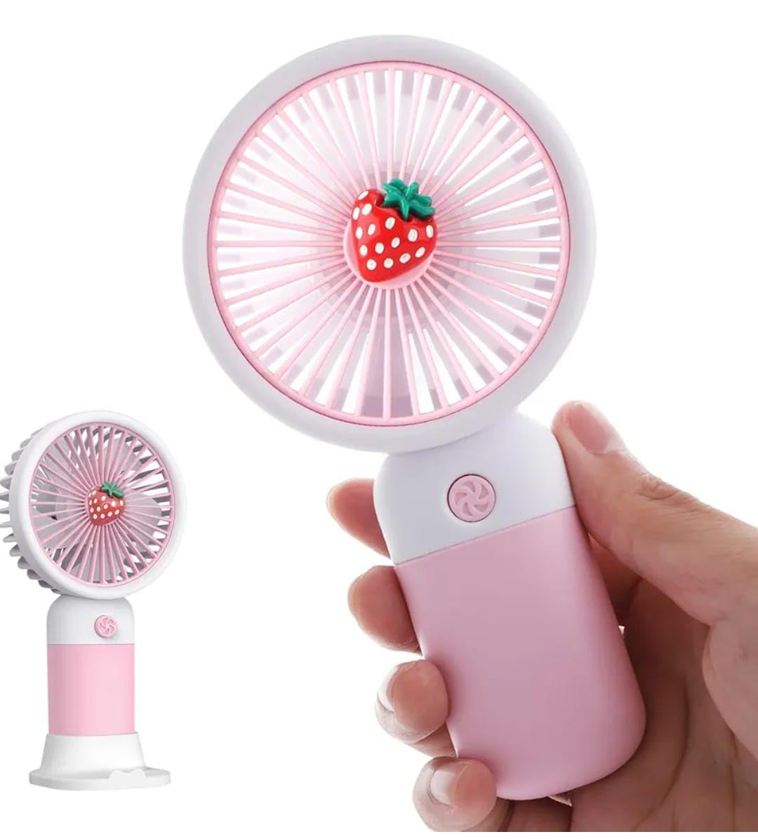 Portable Mini USB Fan with Flower Design, 15 cm, Rechargeable Battery, Auto Shut-off, Multiple Colours-image-8