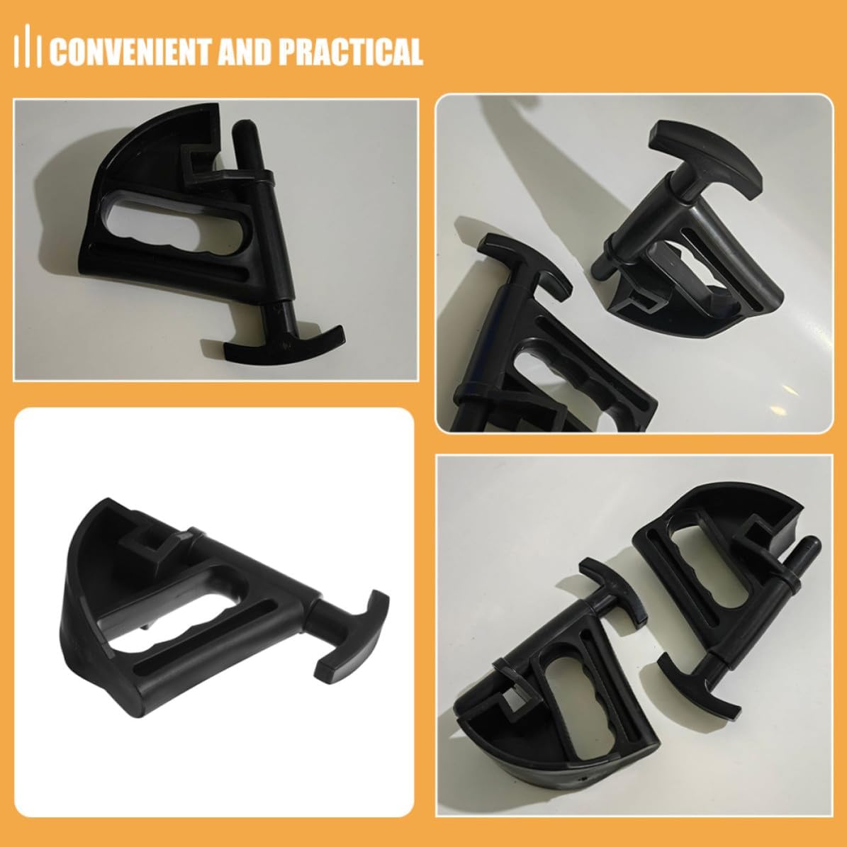 Abaodam Tire Changing Tool Suitable for Car Models 2pcs with Rim Clamp for Wheel and Tire Disassembling, Plastic Material, Easy Installation and Removal for Garage and Workshop Use