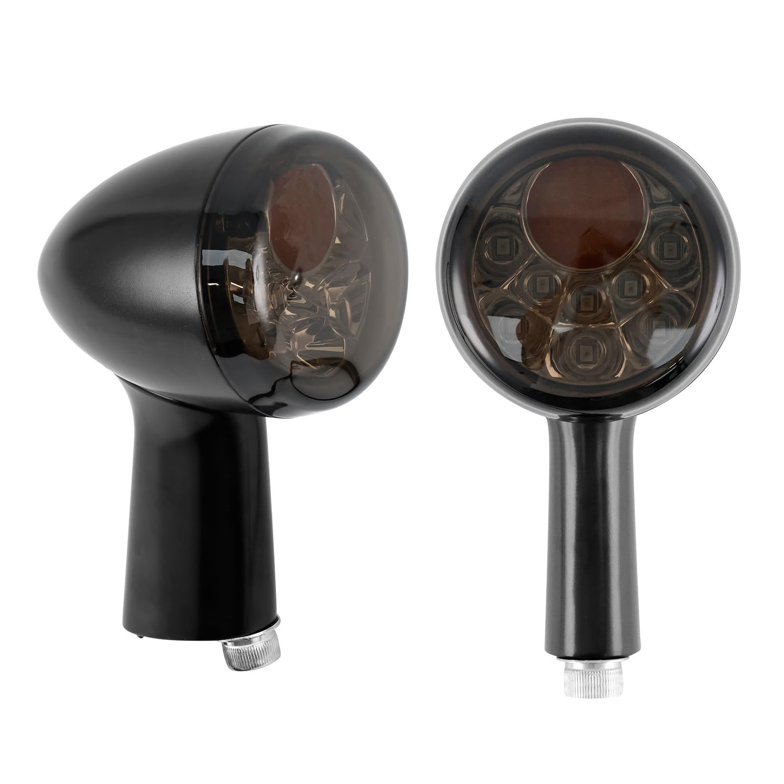 Riloer 1Coppia di indicatori di direzione posteriori a LED per moto compatibile con Harley-Davidson XL883 XL1200 Sportster 1992-2021, indicatori di direzione universali Luci freno di marcia