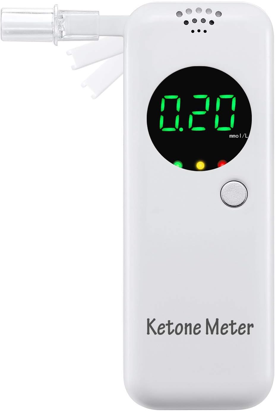Ketone Meter New Generation Ketosis Testing Device by Breath with 10 Mouthpieces