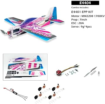 Remote Control Airplane 600mm 3D EPP Sakura Plus Need to Assemble (E4401)