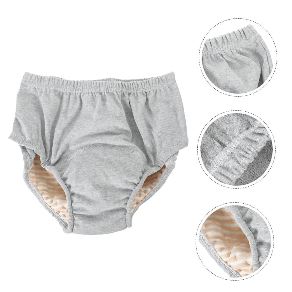 Bragas para Incontinencia Urinaria Mujer, Pañal Lavable para Ancianos de Algodón, Reutilizable Prueba de Fugas, Adecuado Hogar y Hospital, Pack de 2 Unidades