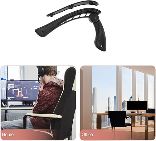 Miniatura 8 de NUOBESTY Ar - Fundas de brazo para silla de oficina, 2 piezas, reposabrazos para el hogar, reemplazos de reposabrazos profesionales, piezas de silla