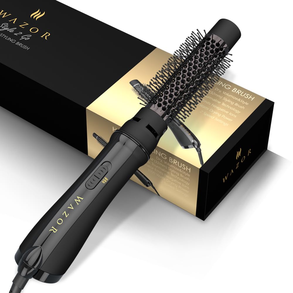 Amazon.com : 4-in-1 Hot Air Brush, Ionic Hair Dryer Brush with 2