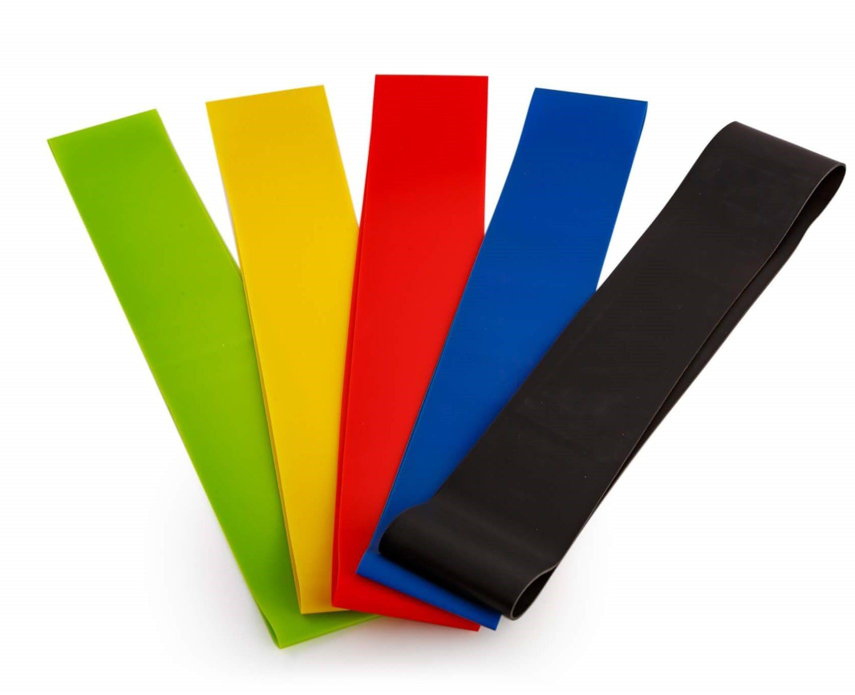 Resistance Bands for Women and Men - 5 Levels Elastic Bands for Exercise for Legs, Glutes, Ankles, Arms, Core, and Back Muscles. Yoga Band- Gym Bands