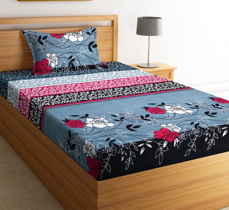 See full amazon price history chart for COTTON VILLAS 3D Printed Microfiber 3D Grey Patti Bedsheet for Single Bed with 1 Pillow Cover Microfiber and Cotton Mix Color Grey (88 X 60 inch) COTTON VILLAS 3D Printed Microfiber 3D Grey Patti Bedsheet for Single Bed with 1 Pillow Cover Microfiber and Cotton Mix Color Grey (88 X 60 inch) (B09XKJS6H8) Amazon Price History, Amazon Price Tracker