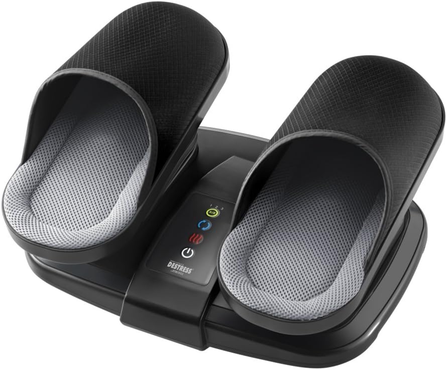 HoMedicsShiatsu Flex Ankle & Foot Massager with Heat and Gentle Air Compression, FMS-355H