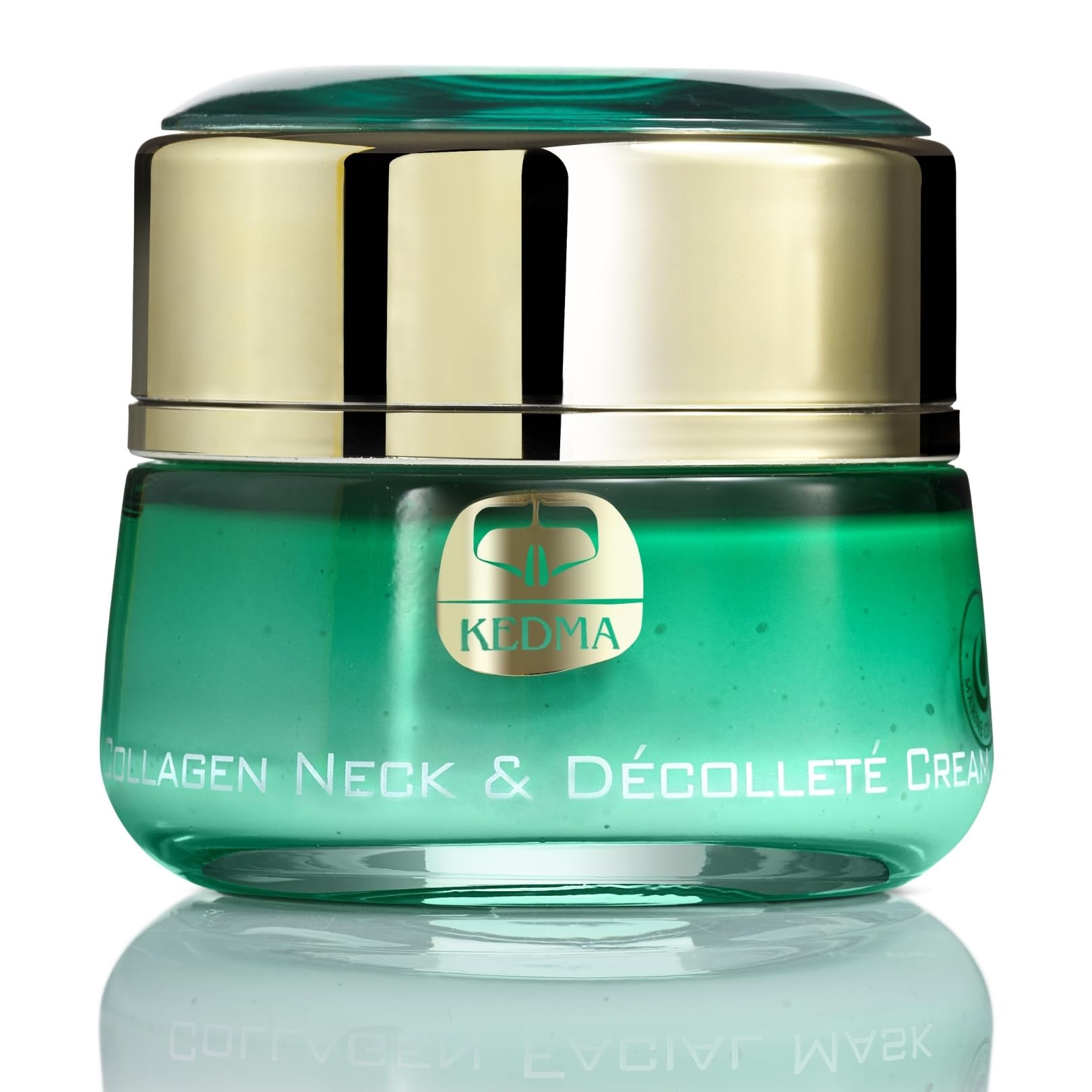 KEDMA - Crème Collagène Cou & Décolleté aux Minéraux de la Mer Morte - 50g | La crème au collagène hydrate le cou et le décolleté et aide à améliorer l’apparence de la fermeté.