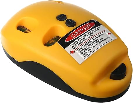 Level & Tool Laser Line Level 90 Multi Surface Laser Measuring Horizontal & VerticalMouse, orange