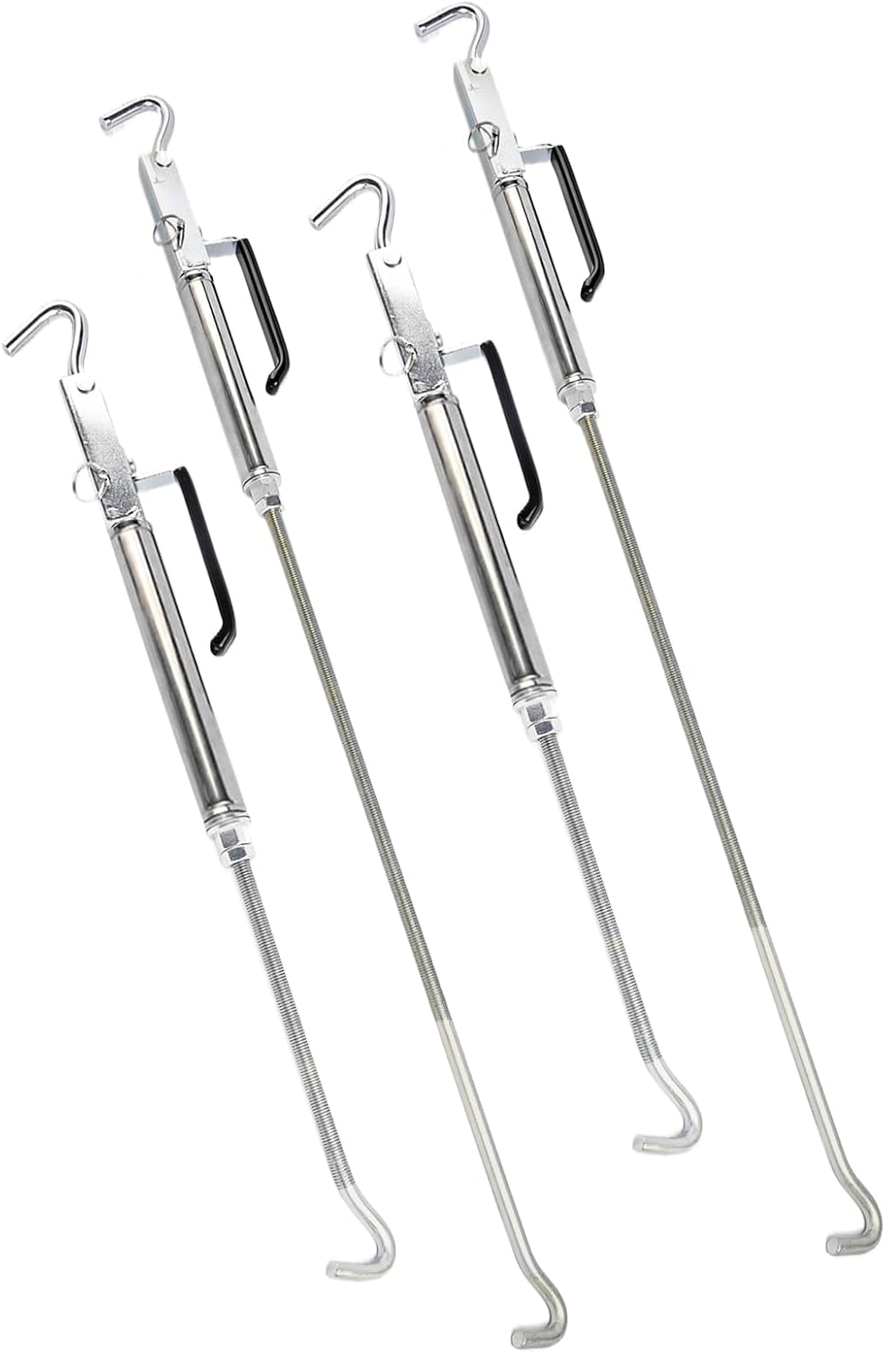Turn-buckles Replacement Set for Truck Camper, Including Front & Rear Turn-buckles | Premium Stainless Steel