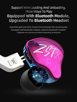 イヤホン Earphones Amazon.com: KZ ZSX in Ear Headphone Monitor,Hybrid HiFi