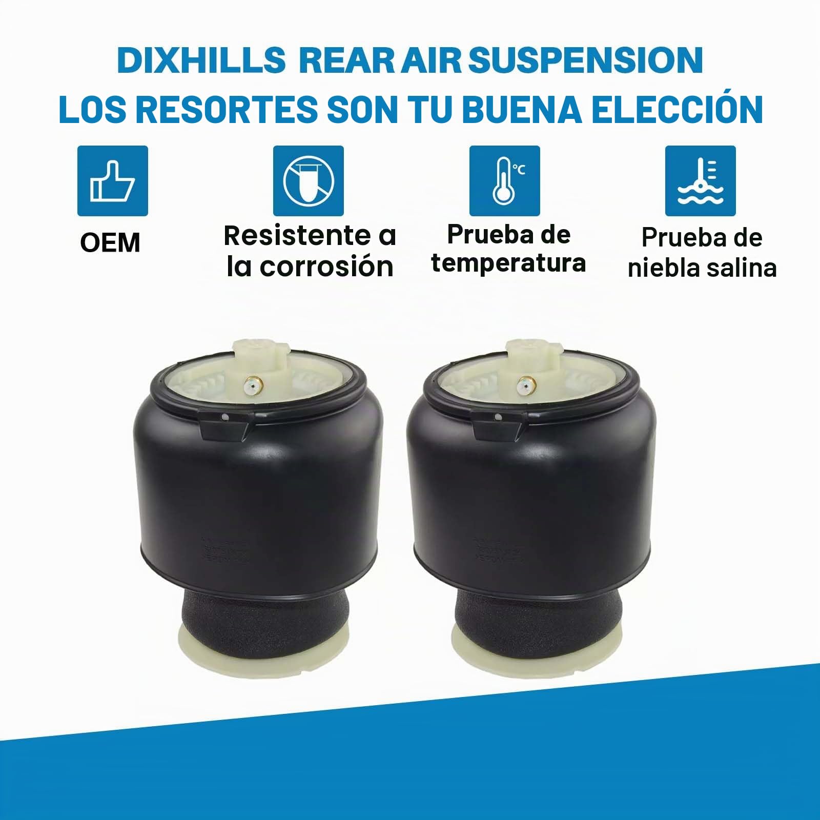 Pareja de amortiguadores de aire traseros izquierdo y derecho compatibles con 2010-2015 Serie 5 F10 2009-2015 Serie 5 Gran Turismo F07 2010-2015 Serie 5 Touring F11 Recambio para 37106781827