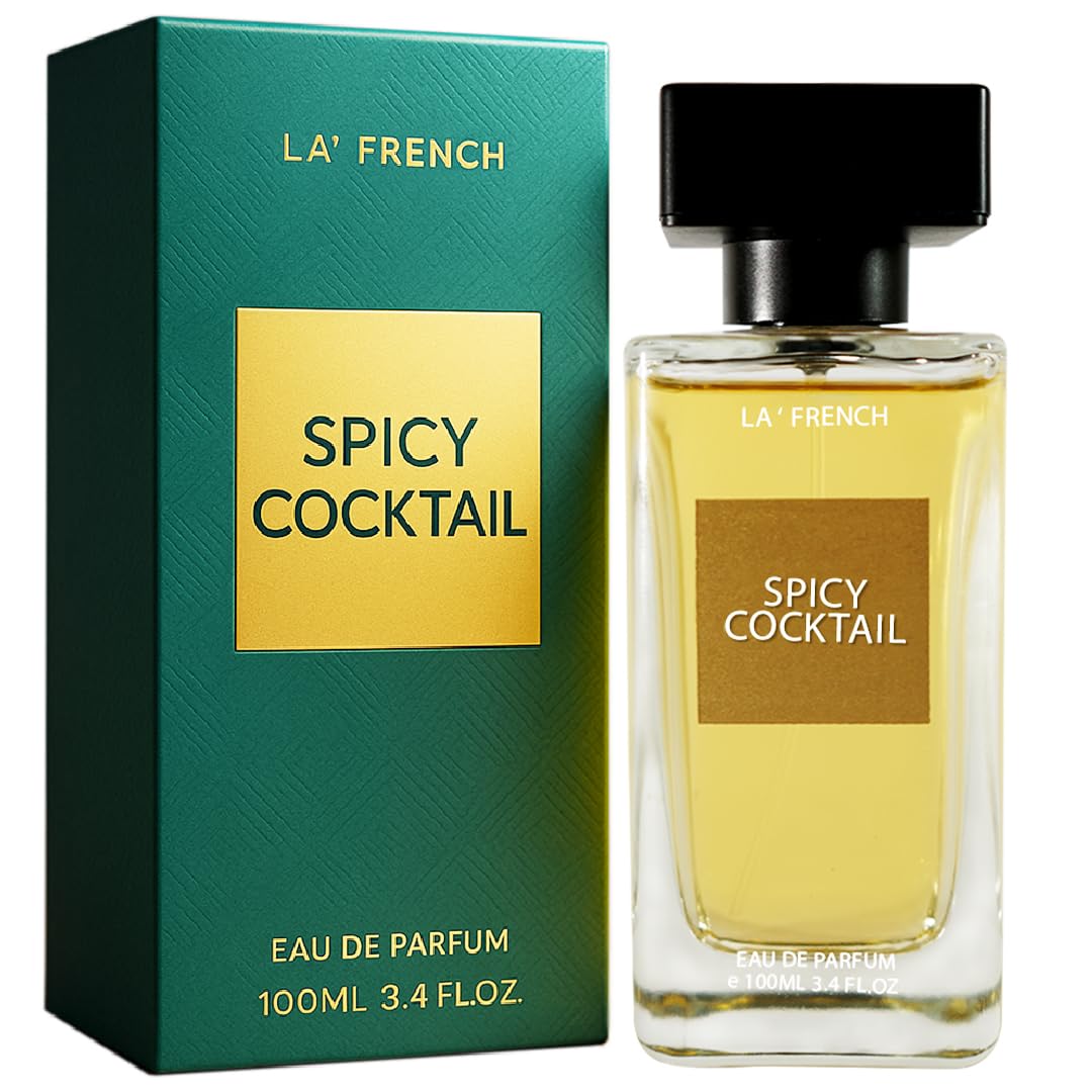 La French Spicy Cocktail Eau De Parfum 100ml | Premium Long Lasting Perfume for Men & Women | Aromatic warmth of cinnamon | Premium Luxury Fragrance | Suitable for Every Occasion for Men & Women