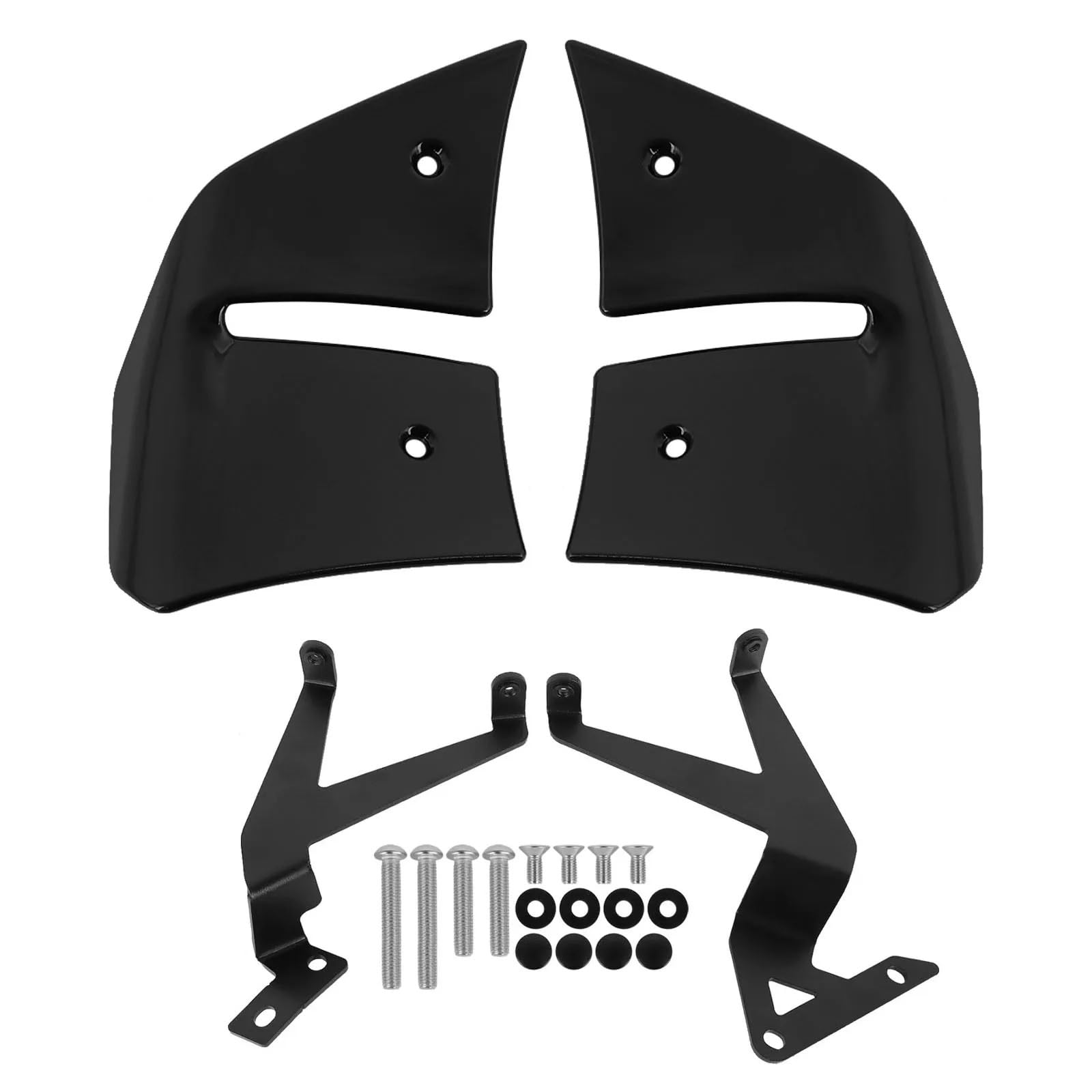 Aileron Latéral De Carénage pour MT-07, pour Y-AMT pour MT07 2025-2026 (modèles Naked) - Aérodynamisme Avant(Glossy Black)