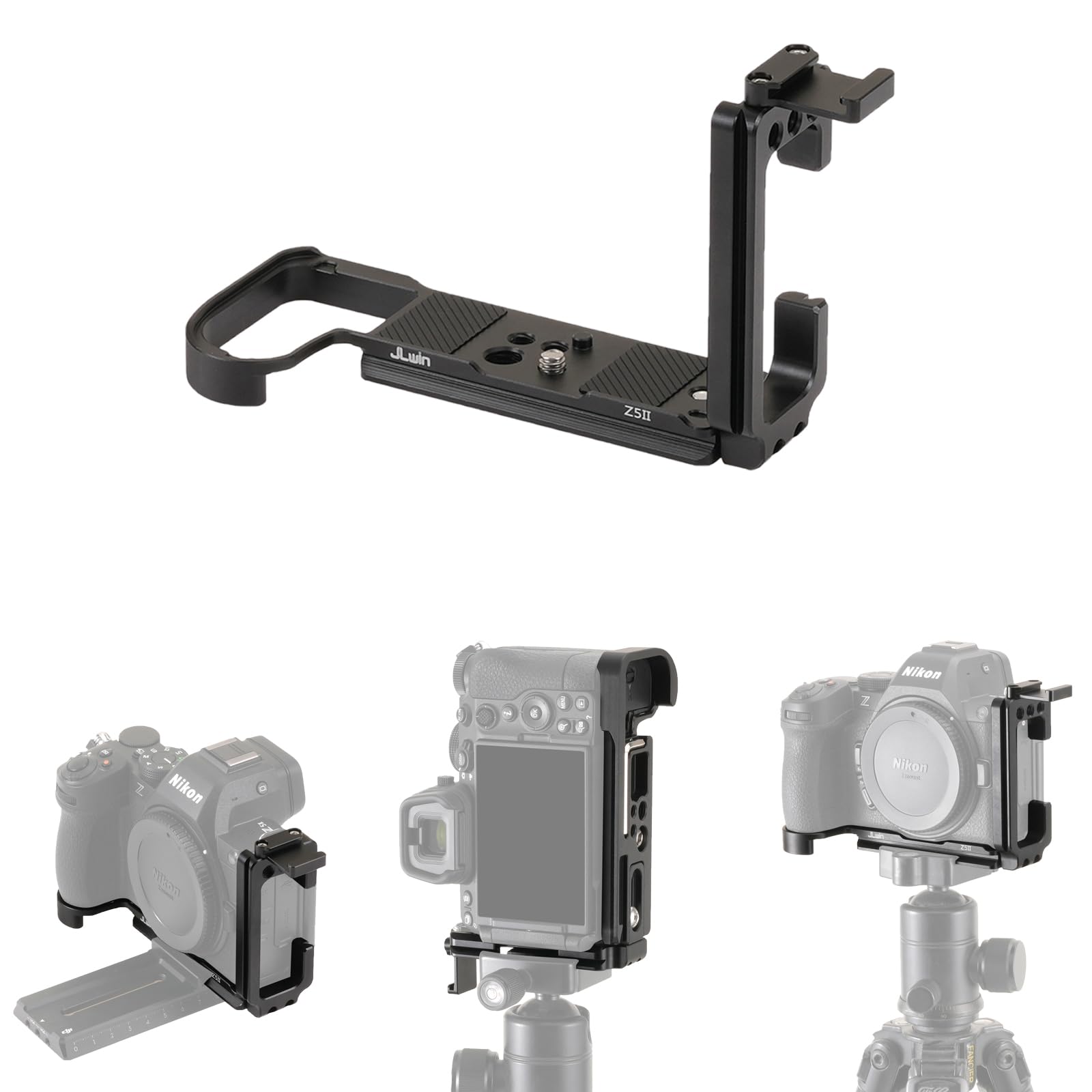 Soporte en L Nikon Z5 II que soluciona la estabilidad en tomas verticales