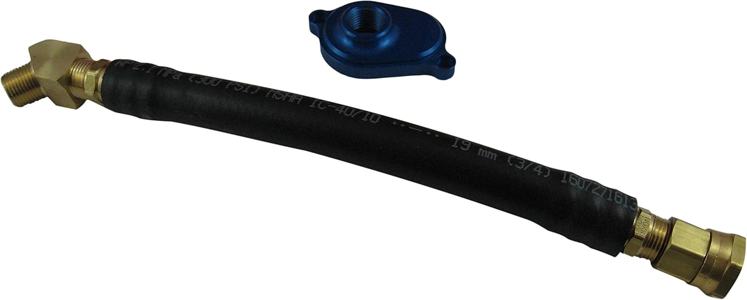 6.0L Oil Cooler Flush Kit Blue (Compatible with Powerstroke/Ford)