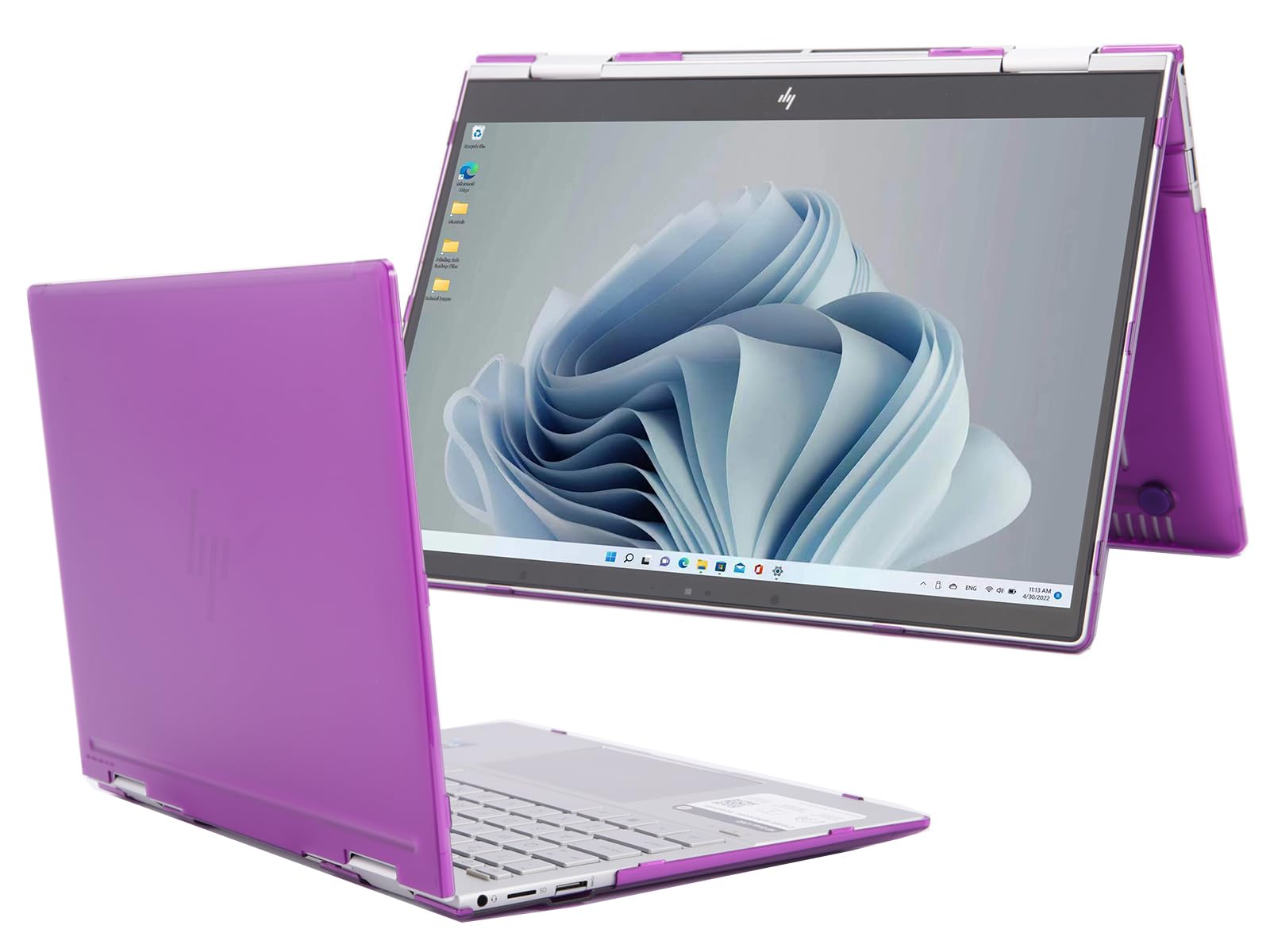 mCover Case Compatible ONLY for 2023-2024 13.3" HP Envy x360 13-BF0000 Series 2-in-1 Convertible Notebook Computers (NOT Fitting Any Other HP Models) - Purple