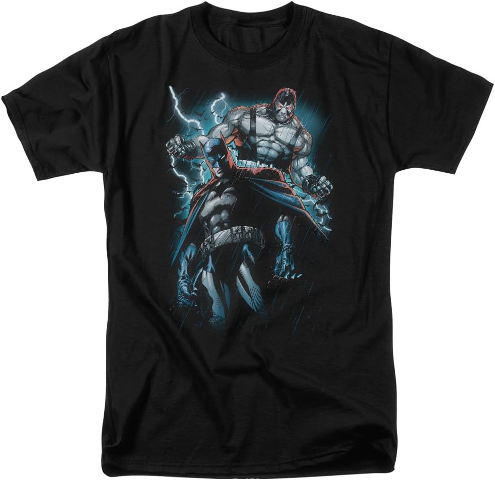 Amazon.com: Batman vs Bane T Shirt & Stickers (Small) : Clothing, Shoes ...