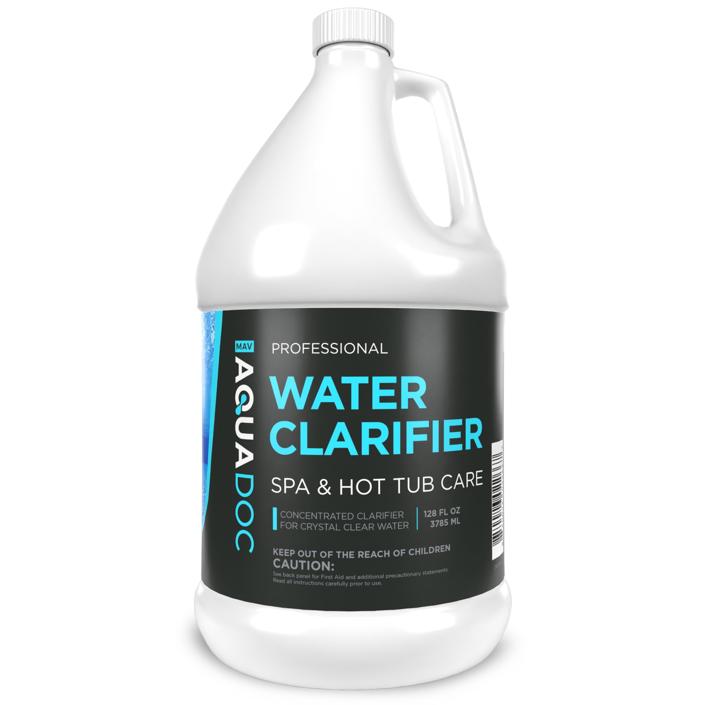 MAV AquaDoc Spa Clarifier & Hot Tub Clarifier for Fast Acting Cloudy Water Treatment - The Spa Clarifier Hot Tub Owners Love - 128 oz