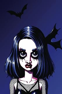 Goth Girls Line Note Journal: Pages for you to write your darkest thoughts