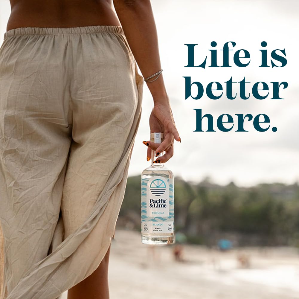 Pacific & Lime Tequila Blanco 100% Agave Azul, 40% Alkoholgehalt, 70 cl