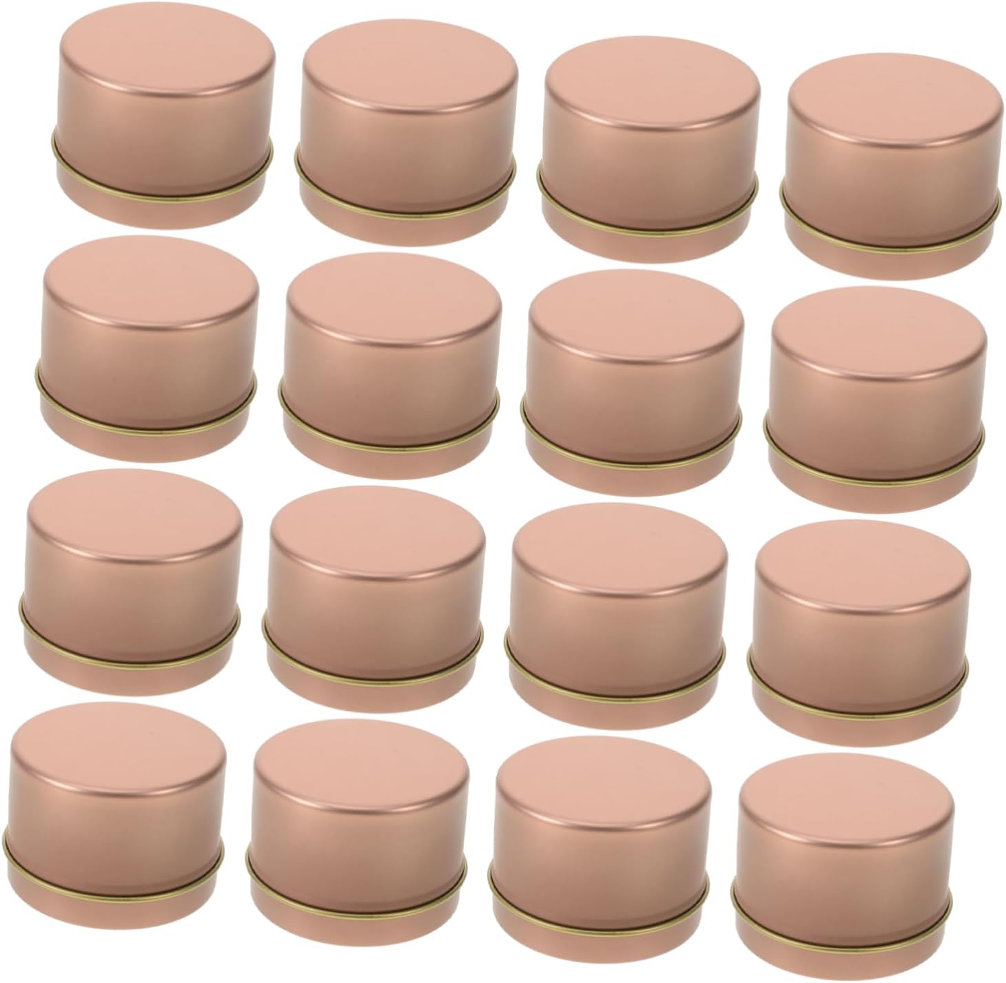 ULTECHNOVO 12Pcs 4oz Metal Candle Tins with Lids Refillable DIY Aromatherapy Candle Containers for Home Decor and Craft Projects