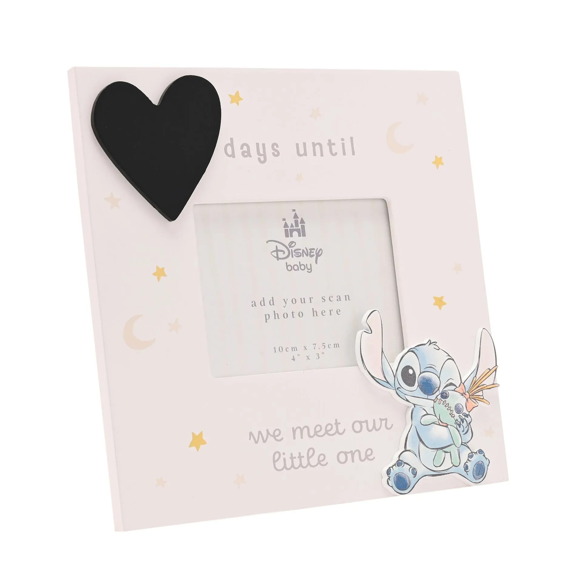 Widdop And Co Multi-Coloured Stitch Baby Countdown Scan Frame