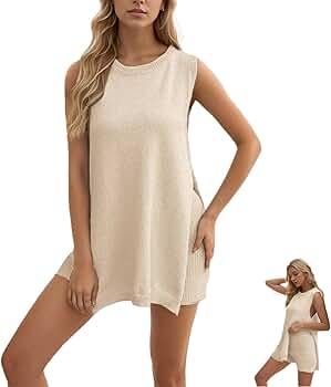 Amazon.com: Generic Womens Summer Knit Sweater Set